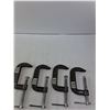 Image 4 : (4) 4 Inch C Clamps