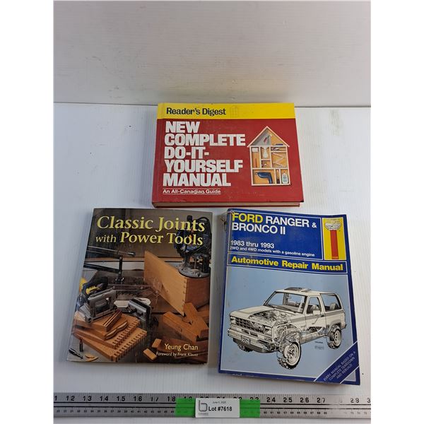 Do It Yourself Manual, Classic Joints and Power Tools and Ford Repair Manual