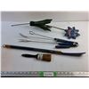Image 1 : BBQ Utensils, Shoe Horn, Paint Brush and Garden Decor