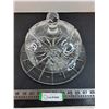 Image 1 : Crystal Platter with Lid 11" Dia x 7" Tall