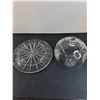 Image 2 : Crystal Platter with Lid 11" Dia x 7" Tall