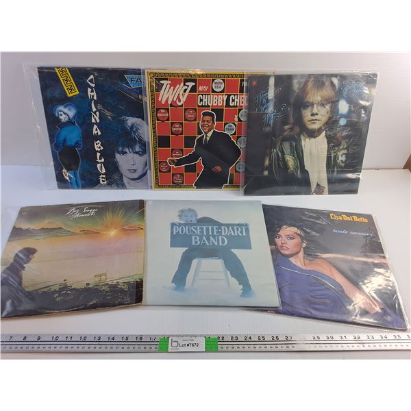 Various Vinyl Record - Lisa Dal Bello, Chubby Checker and Pousette Dart Band