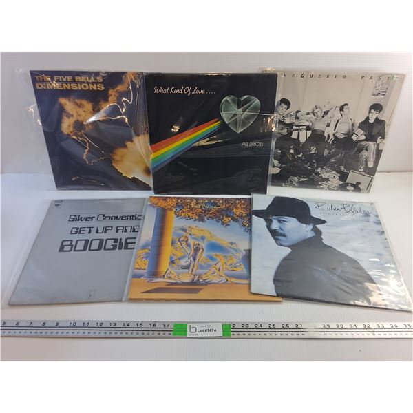 Various Vinyl Records - Phil Driscoll, The Moody Blues and The Five Bells Dimensions