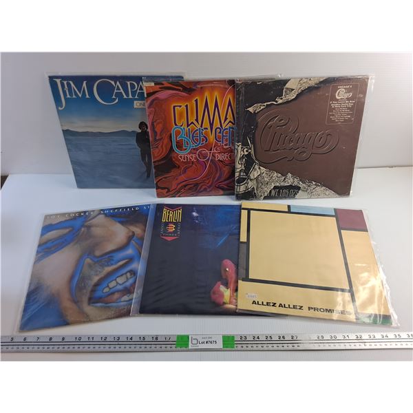 Various Vinyl Records - Joe Cocker, Chicago X and Allez Allez Promises