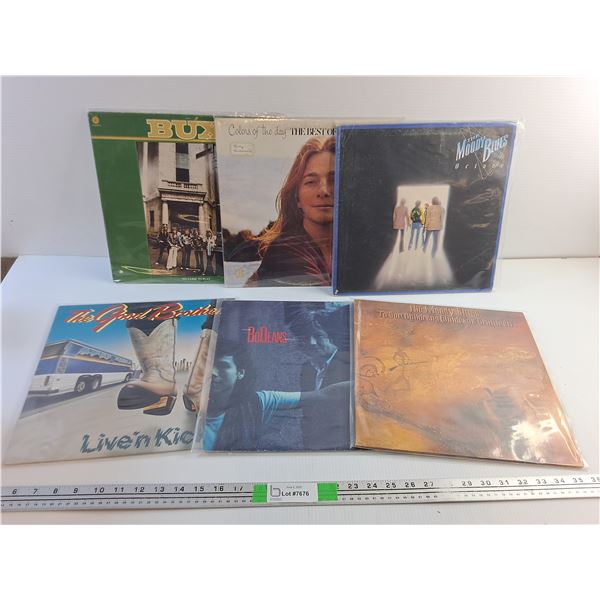 Various Vinyl Records - The Moody Blues, BoDeans and The Good Brothers