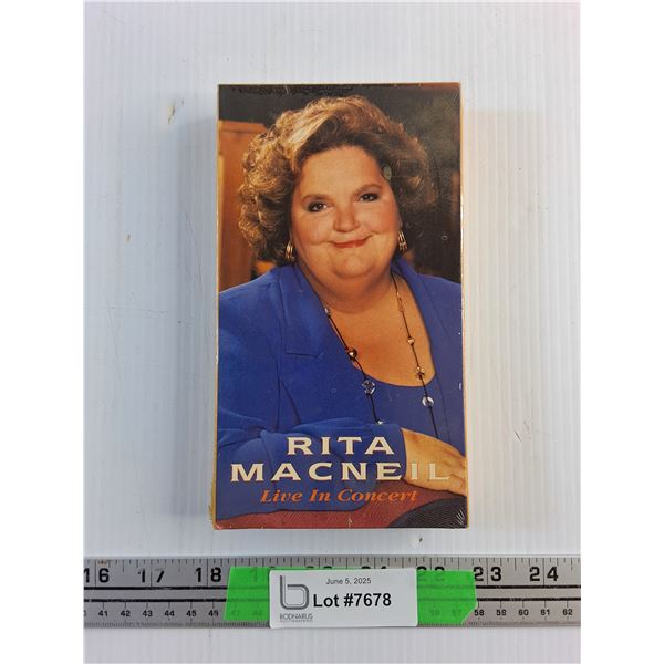 Rita Macneil - Live in Concert VHS Cassette - Sealed