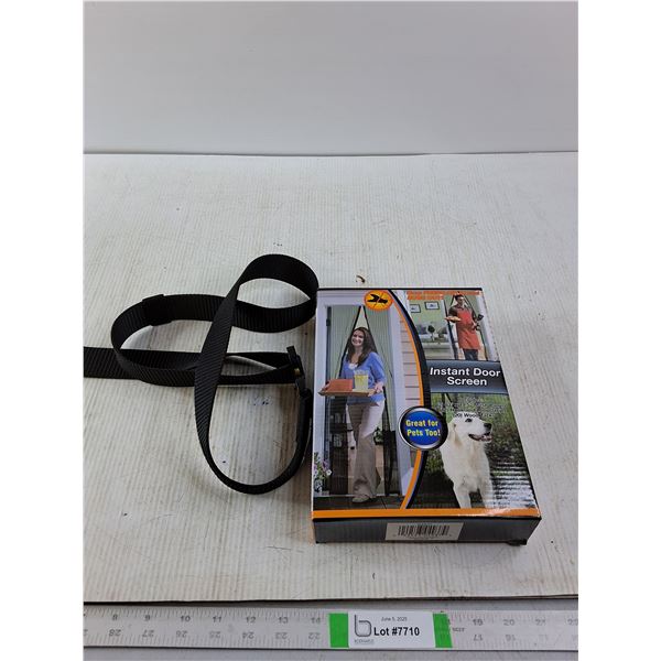 Instant Door Screen and Belt