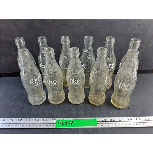 Vintage Coca Cola Glass Bottles