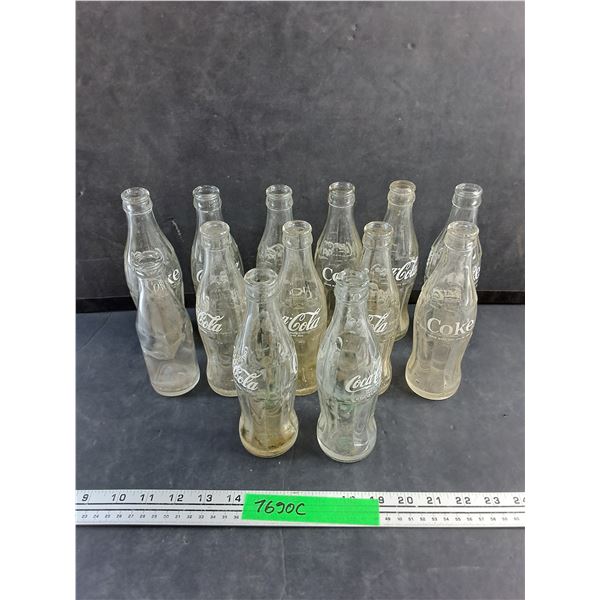 Vintage Coca Cola Glass Bottles