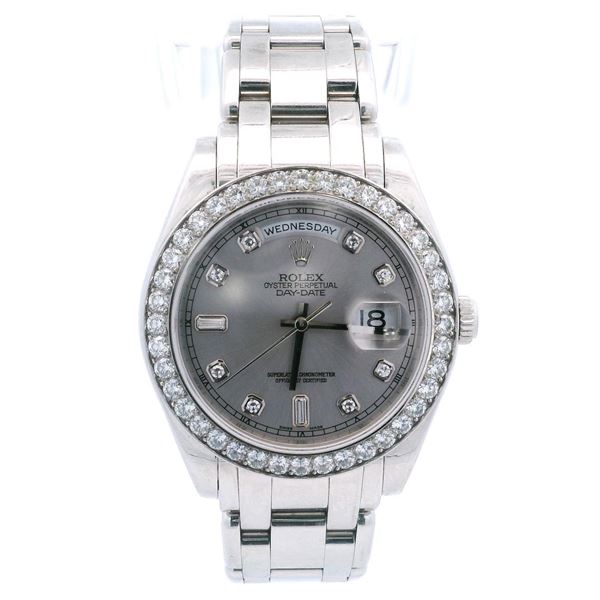 Rolex Masterpiece Platinum Day-Date Wristwatch