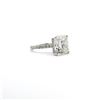 Image 2 : 9.37 ct. EGL USA Diamond Wedding Engagement Ring - 18KT White Gold