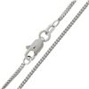 Image 7 : 14k White Gold 1.01 ctw Alternating Channel Ruby & Diamond Circle Pendant Chain