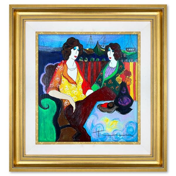 At the Port by Tarkay (1935-2012)