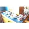 Image 12 : LARGE GROUP OF DISHES AND GLASSWARE, PLATES, BOWLS, CUTLERY, BAR GLASSES SHORT