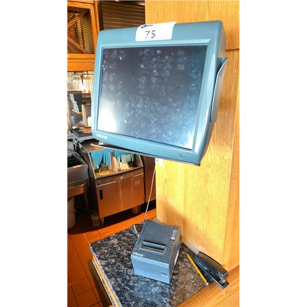 MICROS POS SYSTEM (MOTHERSYSTEM) HP MAIN HARD DRIVE, KEYBOARD, DELL MONITOR, DLINK FOR MICROS,