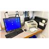 Image 6 : MICROS POS SYSTEM (MOTHERSYSTEM) HP MAIN HARD DRIVE, KEYBOARD, DELL MONITOR, DLINK FOR MICROS,