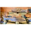 Image 3 : LARGE GROUP OF ASSORT WOOD DECOR, APPROX 8 WOODEN CRAVED SALMON VARIOUS SIZES