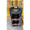 Image 2 : GROUP OF 5  CHILDRENS WOODEN   HIGH CHAIRS, 3 CHILDREN PLASTIC BOOSTER SEATS