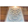 Image 2 : WEST COAST WALL ART FROM BC ARTIST JAN MACLEOD IN PLEXIGLASS CASE APPROX 32"L X 28"W