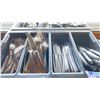 Image 3 : LARGE GROUP OF STAINLESS STEEL CUTLERY, KNIVES FORKS AND SPOONS ALL SIZES