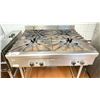 Image 2 : QUEST STAINLESS STEEL  STAND UP STAND ALONE 4 TOP GAS BURNER APPROX. 40" H X 31" L X 36" W