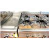 Image 2 : QUEST STAINLESS STEEL GAS 4 TOP  BURNER STOVE WITH  GAS OVEN AND SIDE FLAT TOP COOK AREA