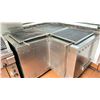 Image 1 : QUEST STAINLESS STEEL WOOD FED  CHARBROILER COOKING AREA APPROX 4FT X 2 FT AND 2FT X2 FT L SHAPE