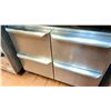 Image 4 : STAINLESS STEEL PREP TABLE WITH FOUR WARMING COMPARTMENTS