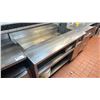 Image 2 : QUEST GAS WARMING FOOD PREP STATION WITH WARMING BINS APPROX 86" L X 37" W X 35 " H