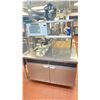 Image 1 : COMMERCIAL KITCHEN STAINLESS STEEL REFRIGERATED PREP TABLE 53"ACROSS X 30 1/2" WIDE X 65" HIGH