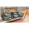 Image 3 : LARGE GROUP OF COMMERCIAL KITCHEN ALUMINIUM COOK POTS - ASSORTED SIZES