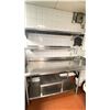 Image 1 : QUEST COMMERCIAL STAINLESS STEEL PRED TABLE WITH SINK AND 2 WALL MOUNT SHELVES