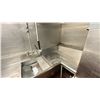 Image 10 : HOBART COMMERCIAL DISHWASHER WITH SURROUNDING STAINLESS STEEL WASH STATION -