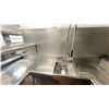 Image 11 : HOBART COMMERCIAL DISHWASHER WITH SURROUNDING STAINLESS STEEL WASH STATION -