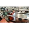 Image 14 : HOBART COMMERCIAL DISHWASHER WITH SURROUNDING STAINLESS STEEL WASH STATION -