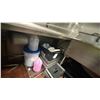 Image 17 : HOBART COMMERCIAL DISHWASHER WITH SURROUNDING STAINLESS STEEL WASH STATION -
