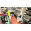 Image 4 : HOBART COMMERCIAL DISHWASHER WITH SURROUNDING STAINLESS STEEL WASH STATION -