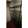 Image 3 : GROUP OF 5 GREEN MOBILE SHELVING RACKS