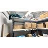 Image 11 : CONTENTS OF ROOM, GLASSWARE, MOSTLY STEMWARE, 3 7FT L X 4FT W X 2FT H STEEL RACKS WITH 5 WOODEN