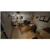 Image 14 : CONTENTS OF OFFICES, APPROX 3 LEATHER OFFICE CHAIRS, OFFICE SUPPLIES, 5 DRAWER BLACK FILING