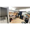 Image 3 : CONTENTS OF OFFICES, APPROX 3 LEATHER OFFICE CHAIRS, OFFICE SUPPLIES, 5 DRAWER BLACK FILING