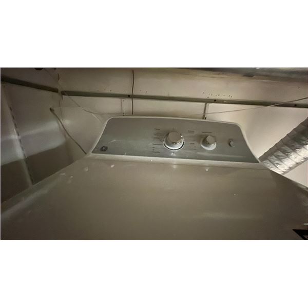 SET OF MAYTAG TOP LOAD WASHER & GE FRONT LOAD DRYER