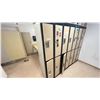 Image 1 : BAY OF LOCKERS, 2X 3 BAY LOCKERS WITH 6 DOORS & 2X 4 BAY LOCKER WITH 8 DOORS