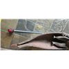Image 3 : WOODEN BOAT WITH A MAN 53"X22".