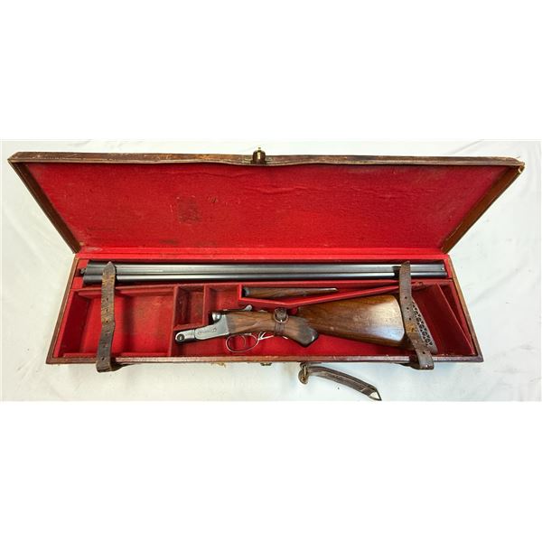 Parker Bros VH20 Shotgun 20 Ga Side by Sdie c/w Leather Case