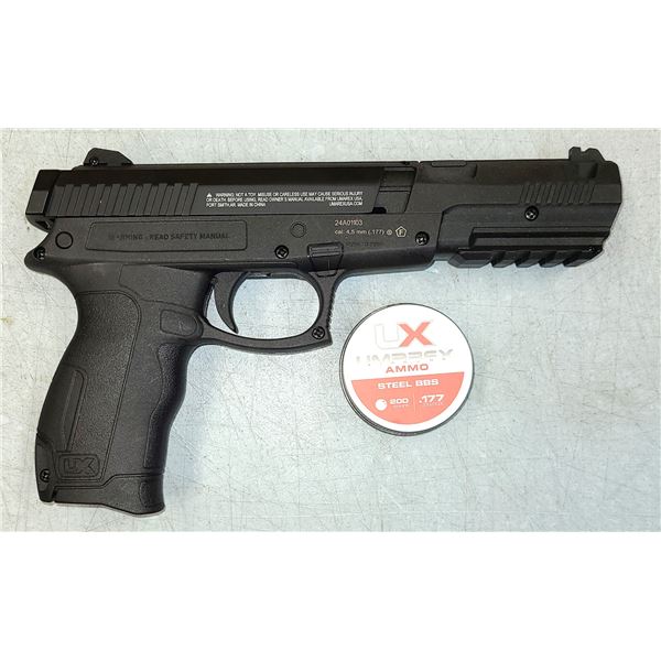 Umarex DX17 BB Gun Spring Powered 200 fps c/w BB's - AS NEW