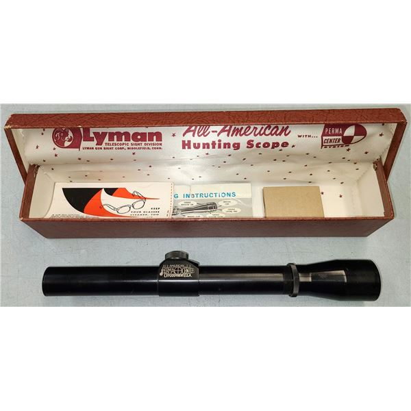 Lyman All American 3 Power Scope in Original Box - Good Condition