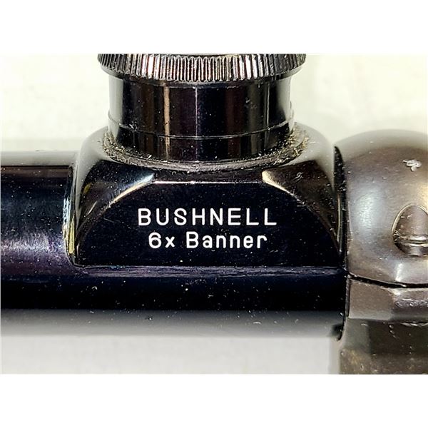 Bushnell Banner Vintage 6 Power Scope c/w Millet Mounts in VG Condition
