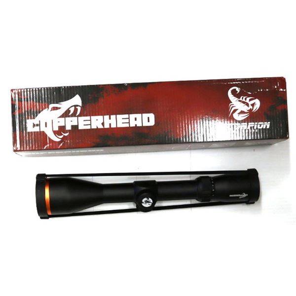 Scorpion Optics Copperhead Hunting Scope, Rated for Heavy Recoil, 3-9x40mm - NEW