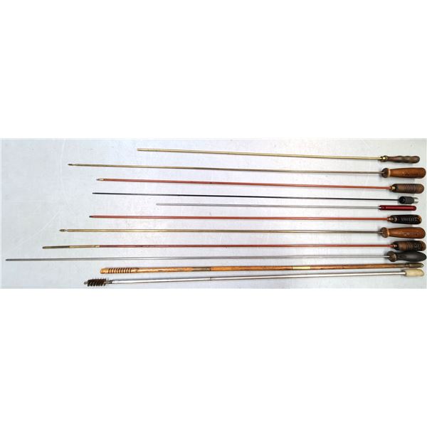 Cleaning Rods Vintage Lot - Full Length Rods x 10